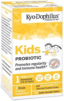Kyo-Dophilius Kids Probiotic, Promotes Regularity and Immune Health*, 60 tablets