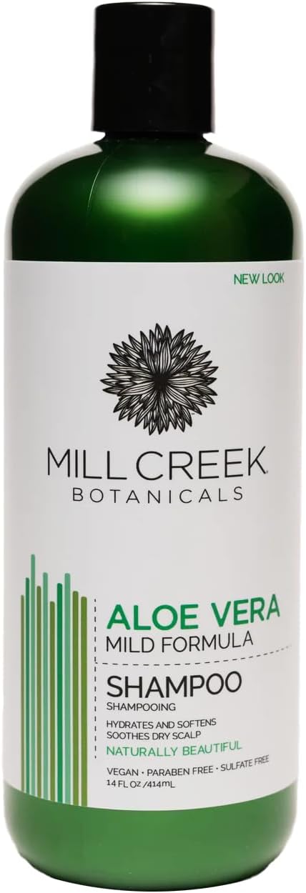 Mill Creek Aloe Vera Shampoo (Natural &amp; Organic) - 14 fl. oz.