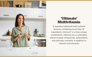 Solgar Omnium - 90 Tablets - Phytonutrient Complex + Multiple Vitamin & Mineral Formula - Non-GMO, Vegan, Gluten Free - 45 Servings