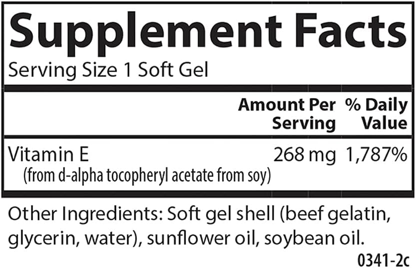 Carlson Labs E-Gems Natural Vitamin E, 400 IU, 60 Softgels