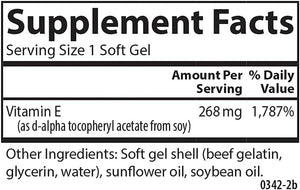 Carlson - E-Gems, 400 IU, Heart Health & Optimal Wellness, Antioxidant, 200 soft gels