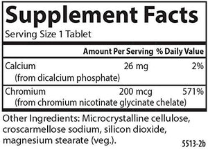 Carlson Chelated Chromium 200 mcg Superior Absorption - Healthy Metabolism Energy Production & Optimal Wellness - 300 Tablets