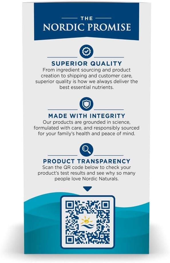 Nordic Naturals Ultimate Omega, Lemon Flavor - 120 Soft Gels - 1280 mg Omega-3 - High-Potency Fish Oil Supplement with EPA &amp; DHA - Promotes Brain &amp; Heart Health - Non-GMO - 60 Servings