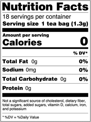 Organic Senna Tea - Kosher, Caffeine Free, GMO-Free - 18 Bleach Free Tea Bags