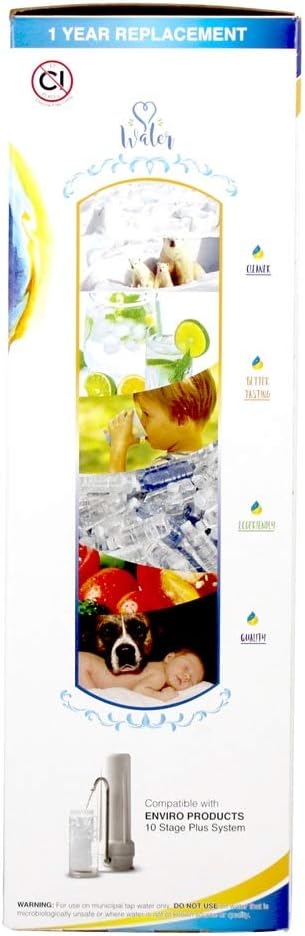 New Wave Enviro 10 Stage Plus Water Filter Replacement Cartridge, 1 Cartridges