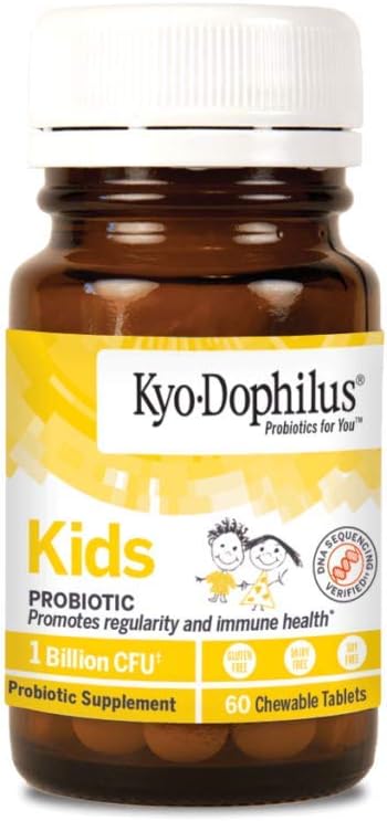Kyo-Dophilius Kids Probiotic, Promotes Regularity and Immune Health*, 60 tablets