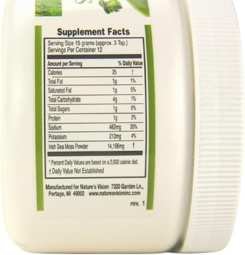 Irish Sea Moss Powder 6oz