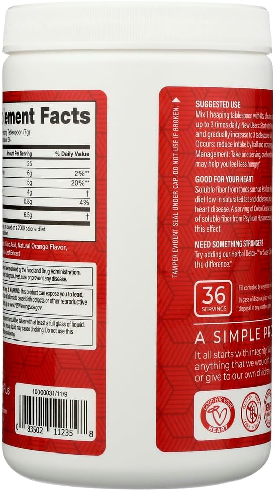 Health Plus, Colon Cleanse, Natural Orange, 9 oz (255 g)