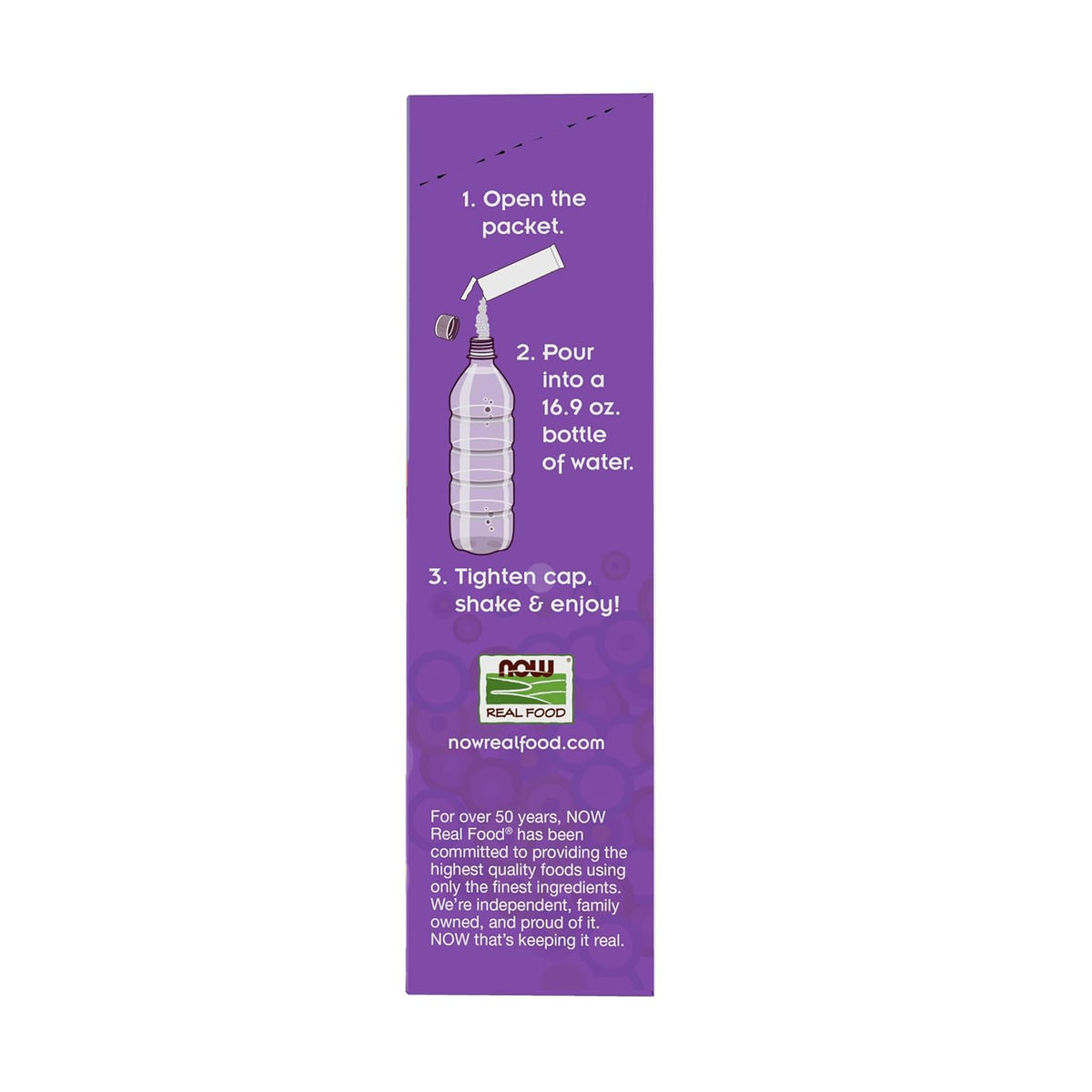 NOW Foods, Slender Sticks, Grape Flavor, Sugar-Free Drink Sticks with Electrolytes for Your Active Lifestyle, 10 Calories/Stick, 12/Box