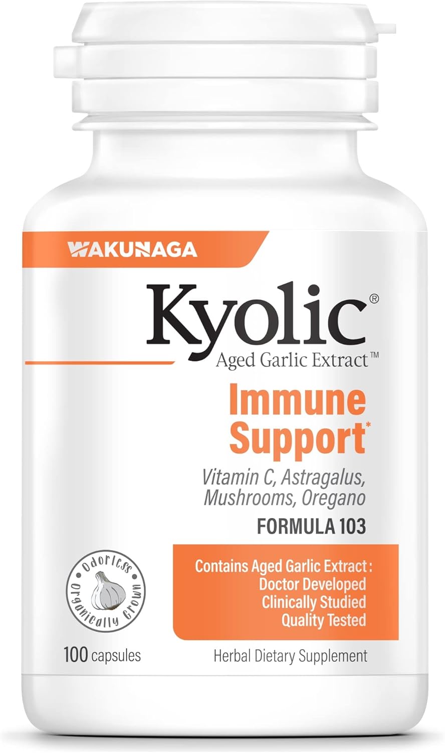 Kyolic Aged Garlic Extract™ Immune Formula 103, 100 Capsules