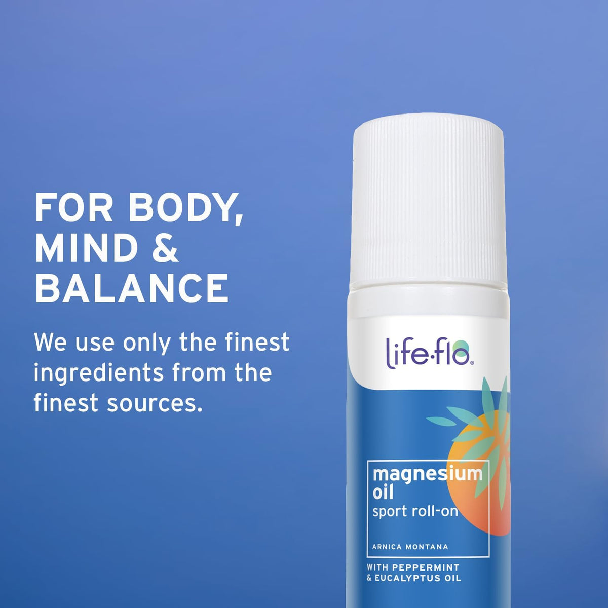 Life-Flo Magnesium Oil Sport Roll-On | 3oz