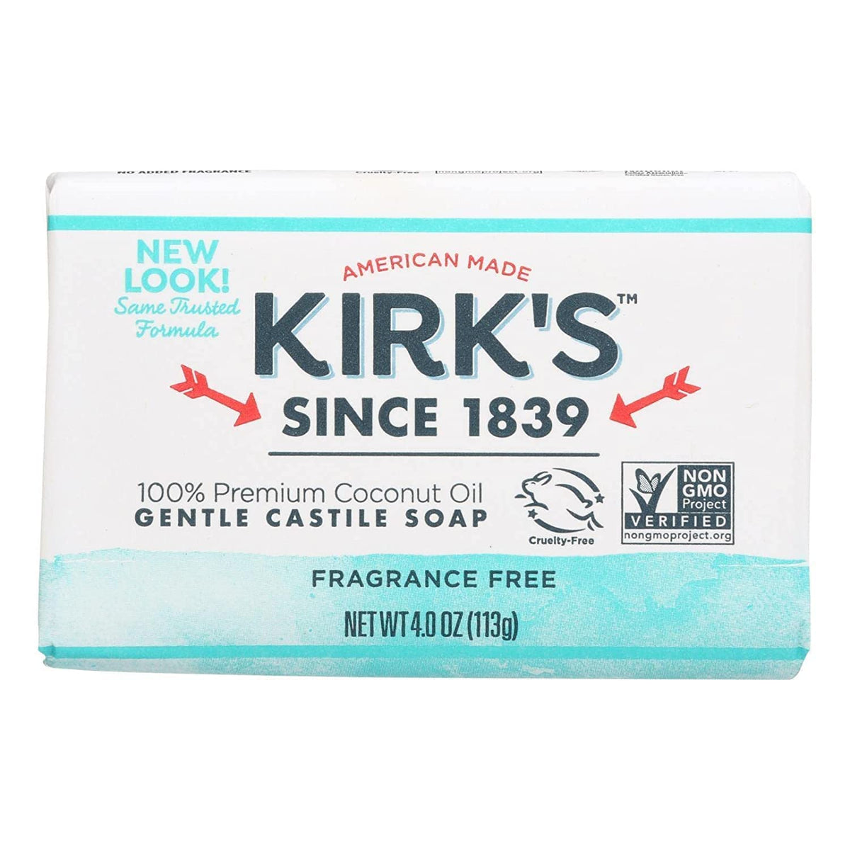 Kirk&#39;s Gentle Castile Soap - Fragrance Free