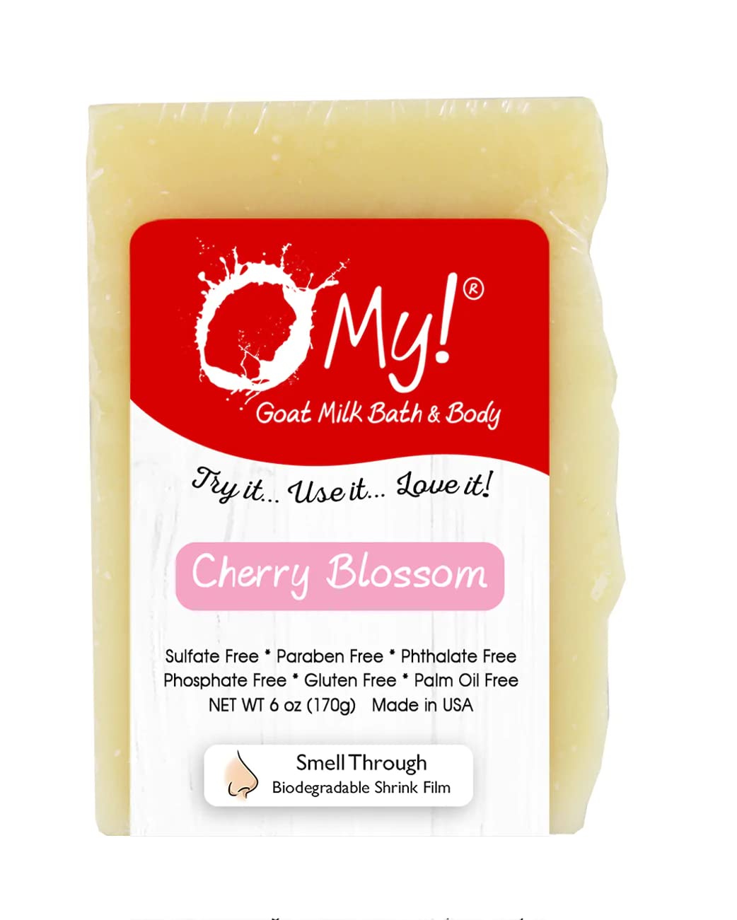 Goat Milk Soap Bar 6oz | Made with Farm-Fresh Goat Milk | Free of Parabens &amp; More | Handcrafted USA