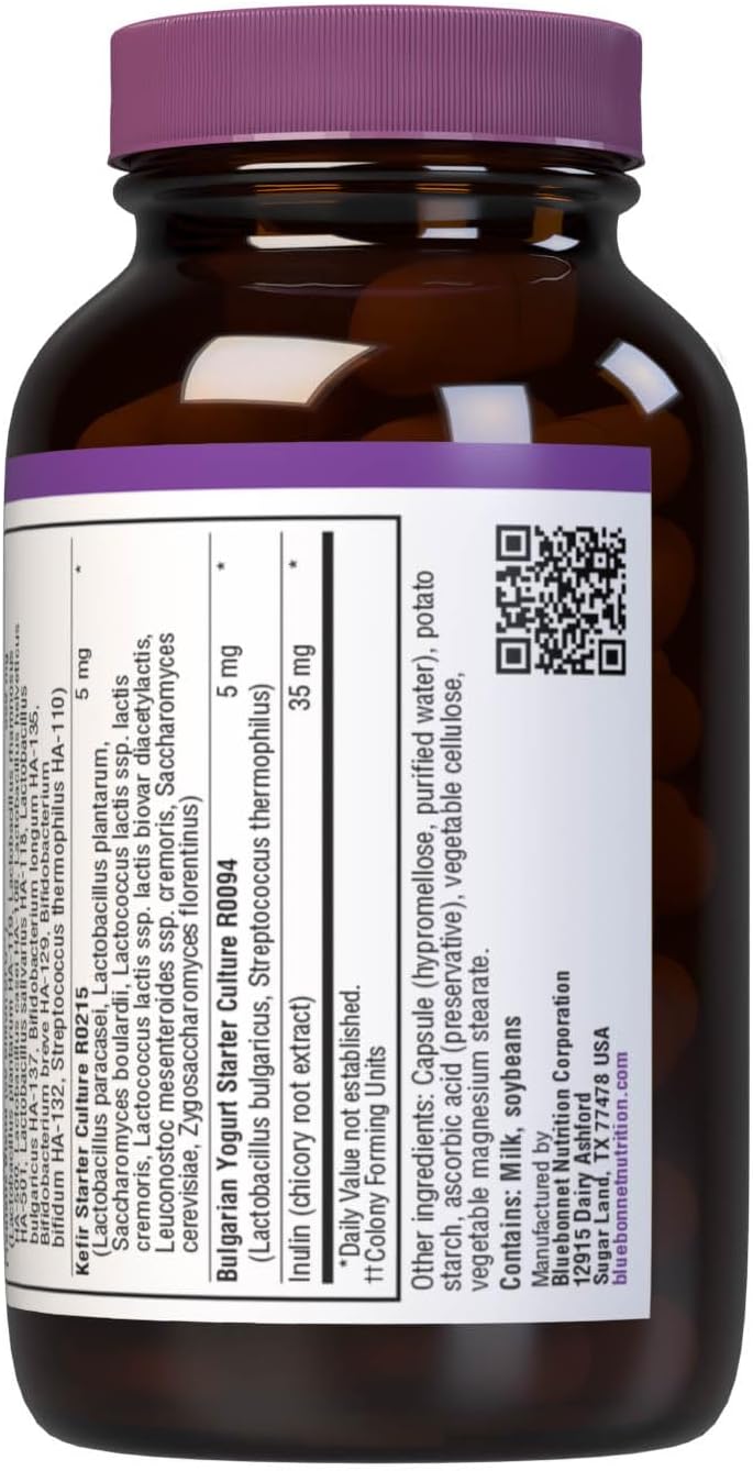 Bluebonnet Nutrition Advanced Choice Single Daily Probiotic 50 Billion (Cold Packaged), 30 Count