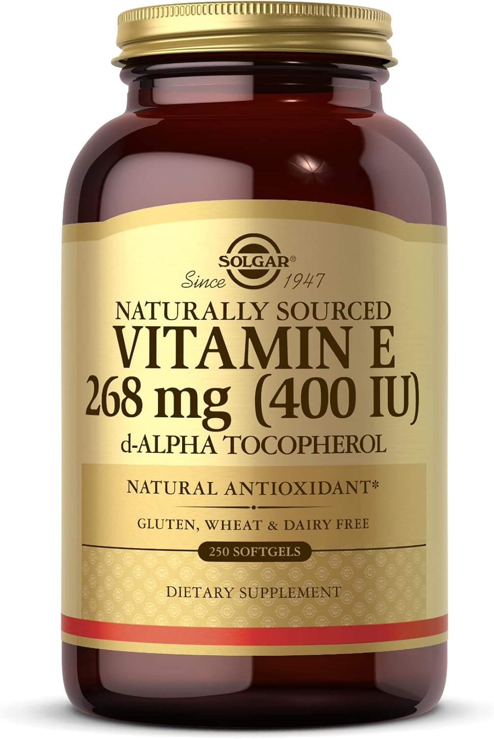 Vitamin E 400 IU Alpha Softgels 250