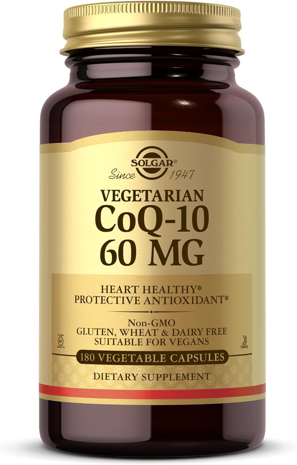 Vegan CoQ-10 60 mg 180 Vegetable Capsules
