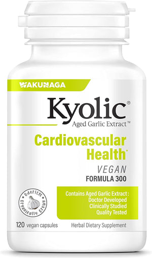 Kyolic Aged Garlic Extract Formula 300 Vegan, 120 Capsules