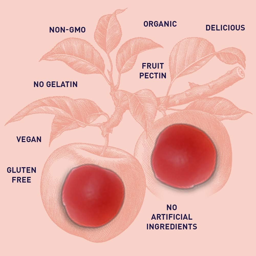 Garden of Life Apple Cider Vinegar Probiotic Gummies USDA Organic ACV Gummy Vitamins, 2 Billion CFUs, Whole Food Vitamin B12-60 Vegan, Non-GMO Gummies for Digestion &amp; Immunity