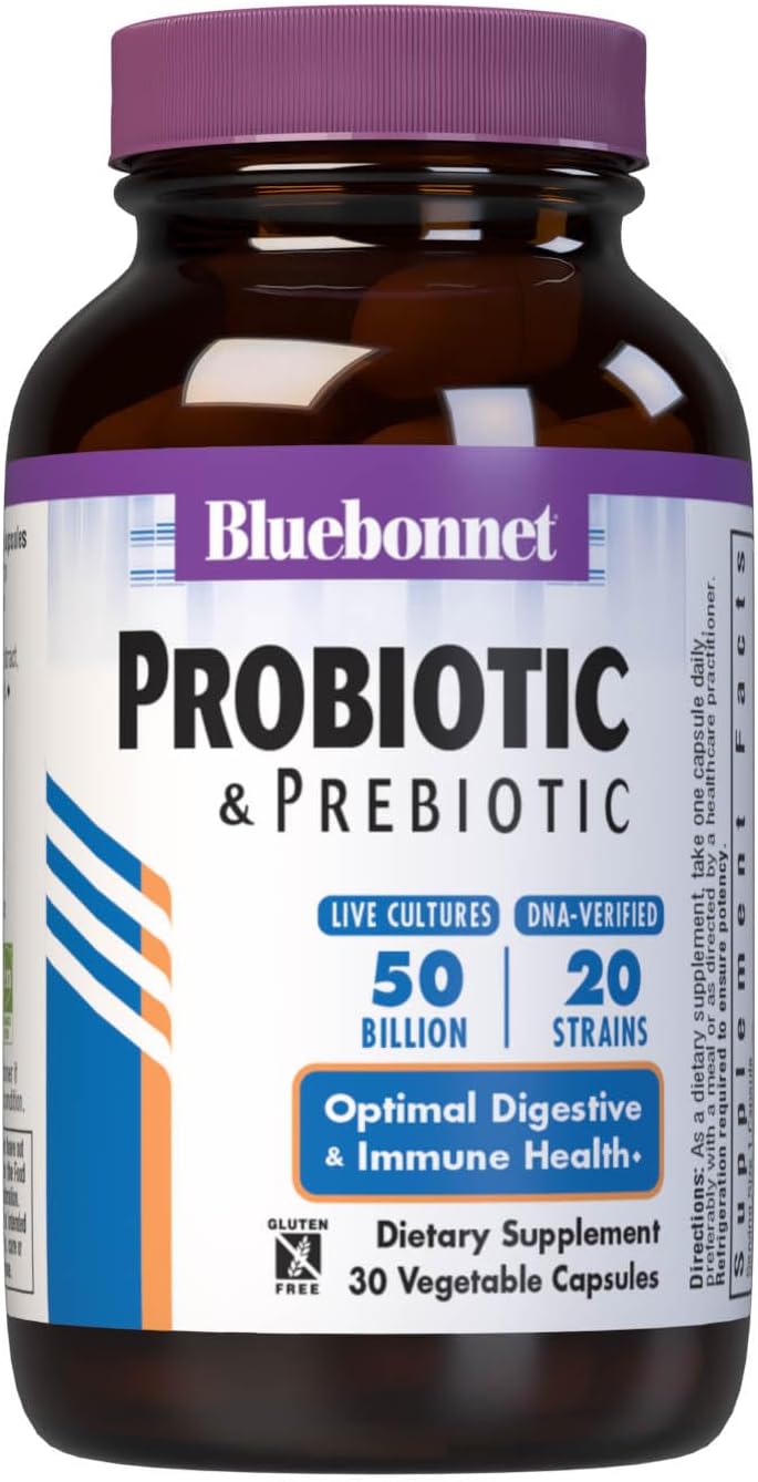 Bluebonnet Nutrition Advanced Choice Single Daily Probiotic 50 Billion (Cold Packaged), 30 Count