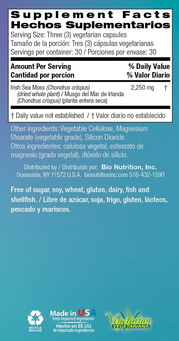 Irish Sea Moss 750 mg