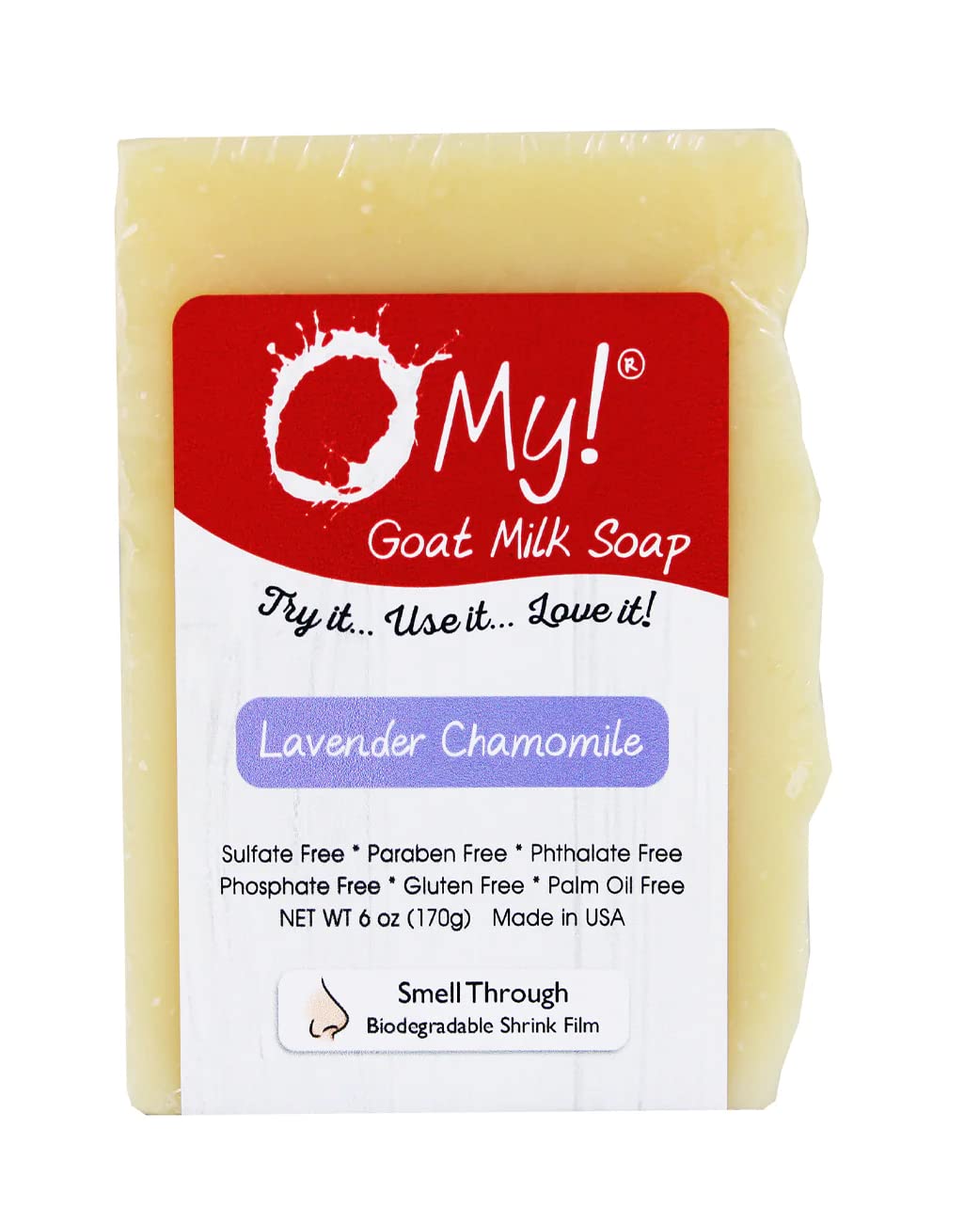 Goat Milk Soap Bar 6oz | Made with Farm-Fresh Goat Milk | Free of Parabens &amp; More | Handcrafted USA