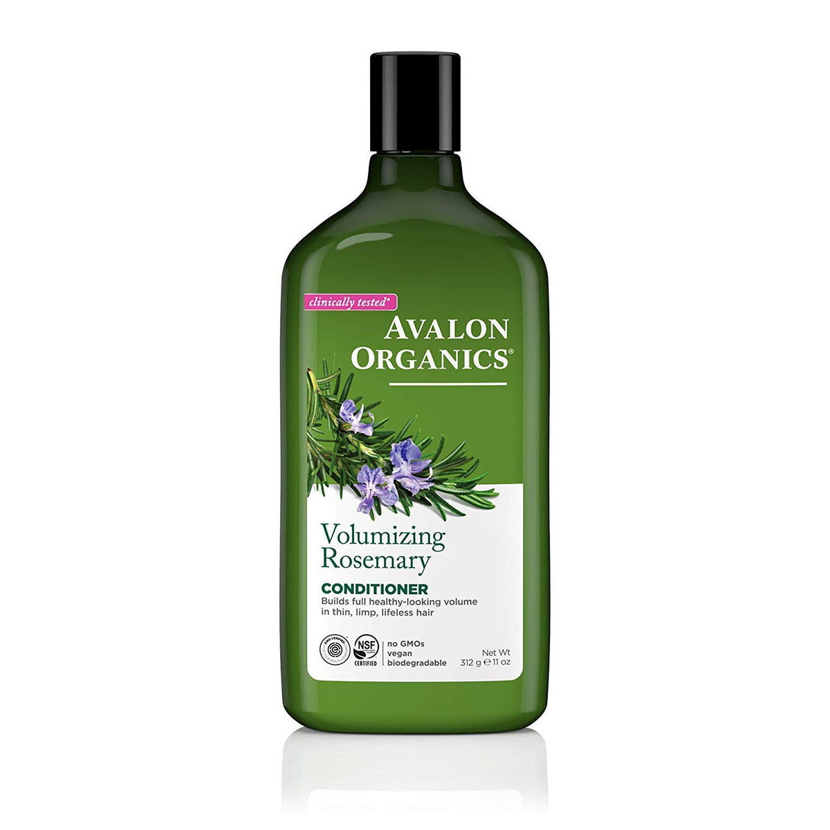 Avalon Organics Rosemary Conditioner - Volumizing Haircare to Reinforce Full, Healthy Looking Volume, 11 Oz
