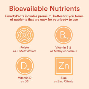 SmartyPants Kids Multivitamin Gummies: Omega 3 Fish Oil (EPA/DHA), Vitamin D3, C, Vitamin B12, B6, A, K & Zinc for Immune Support, Biotin, Gluten Free, Three Fruit Flavors, 120 Count (30 Day Supply