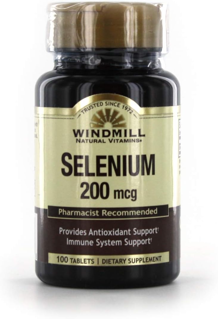Windmill Selenium 200 Mcg Tablets, 100 Count