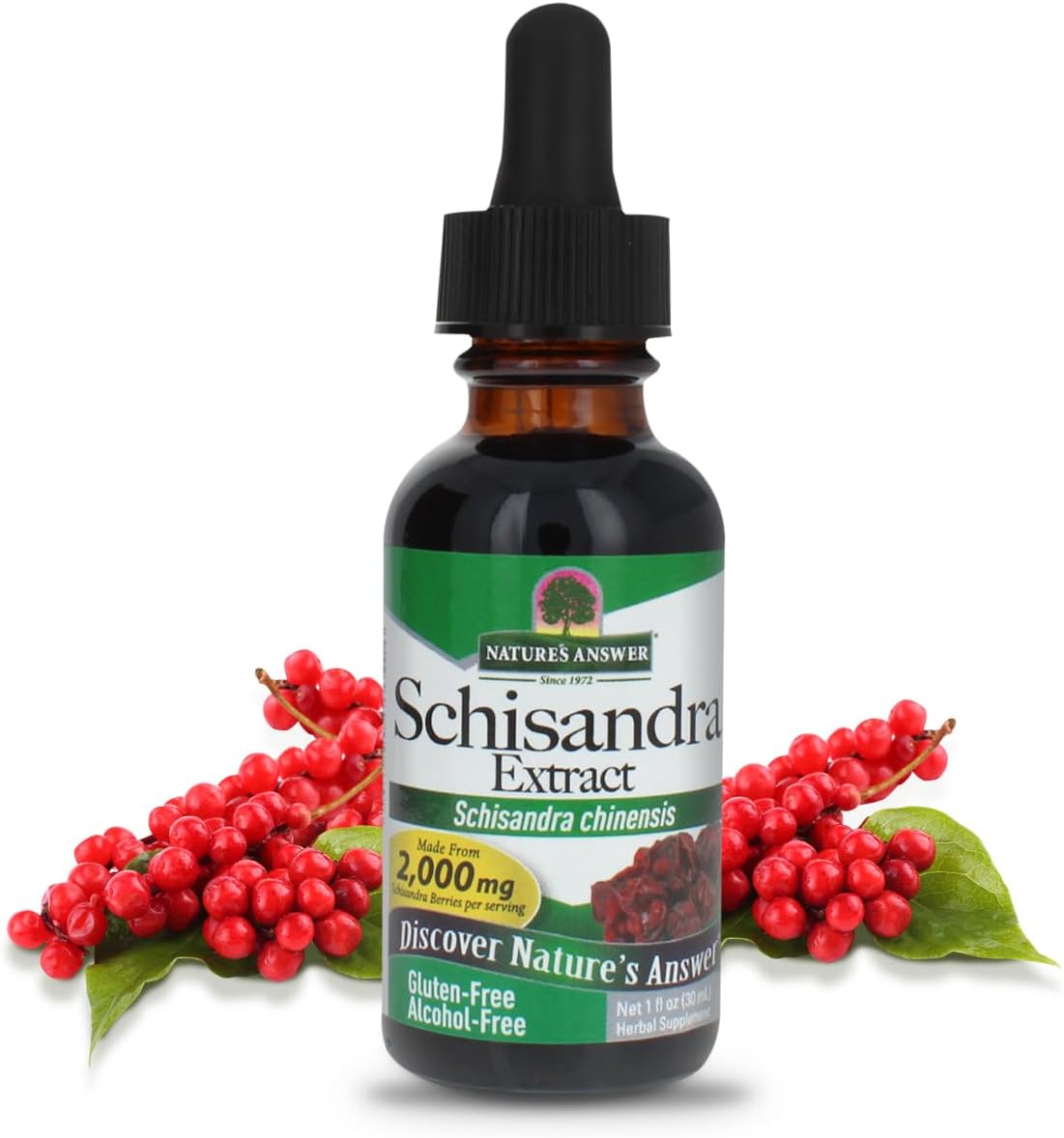 Nature&#39;s Answer Schisandra Extract No Alcohol 1 oz Liquid