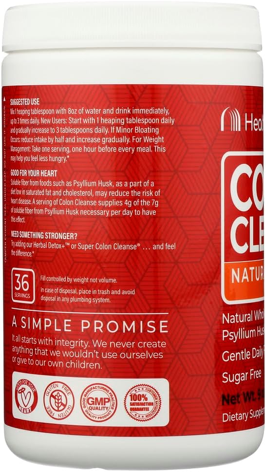 Health Plus, Colon Cleanse, Natural Orange, 9 oz (255 g)