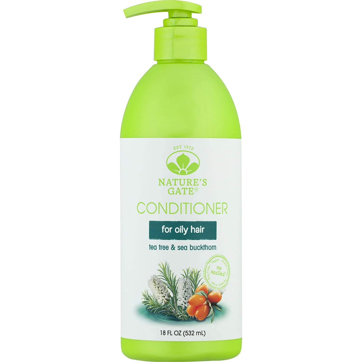 Nature&#39;s Gate Tea Tree + Buckthorn Calming Conditioner 18 oz