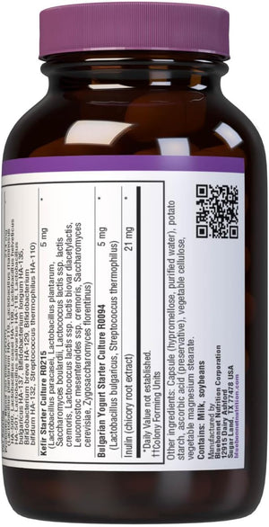Bluebonnet Nutrition Probiotic and Prebiotic, 30 Billion CFU Per Serving, Supports Immune & Aids in Digestive Health, Gluten-Free, Non-GMO, 30 Count