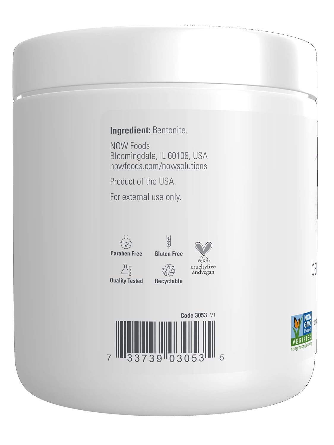 NOW Foods Solutions, Bentonite Clay Powder, Pure Powder for Face and Body, Great for Oily Problem Skin, 11-Ounce