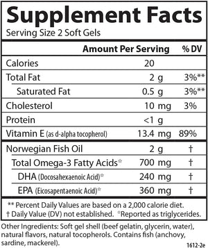 Carlson - Teen's Smart Catch, 700 mg Omega-3s, Cognitive Development, Brain Function & Vision Support, Lemon, 180 Softgels