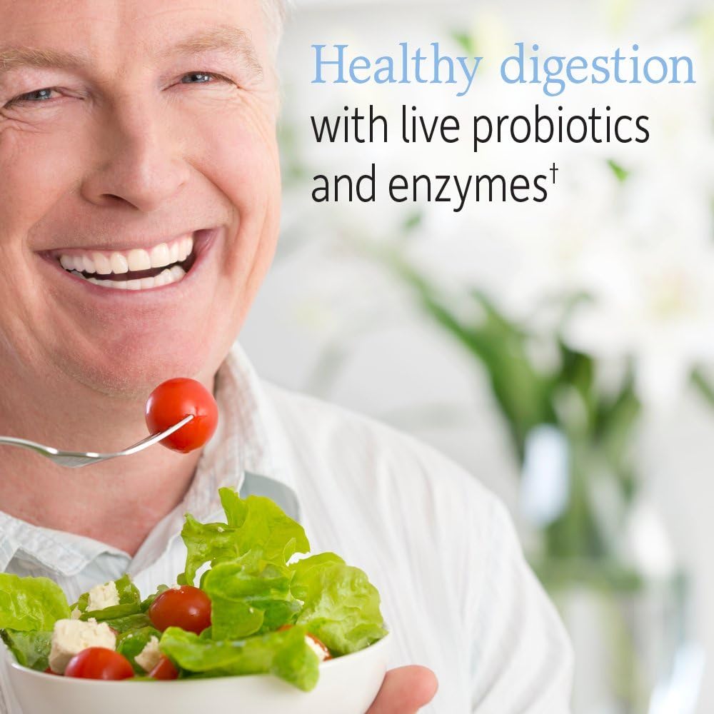 Garden of Life Multivitamin for Men, Vitamin Code 50 &amp; Wiser Men&#39;s Raw Whole Food Vitamin Supplement with Probiotics, Vegetarian, 120 Capsules