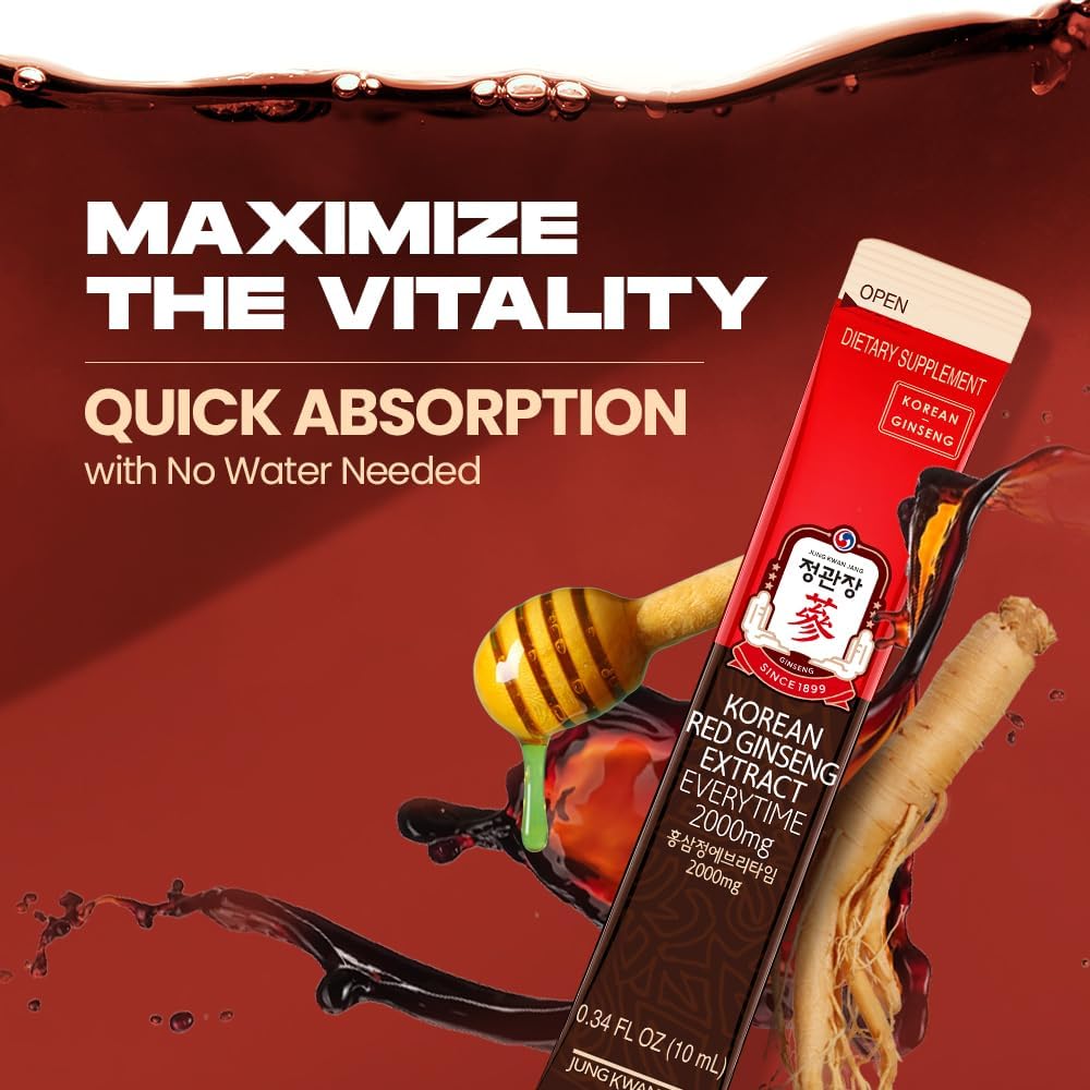 Korean Red Ginseng Extract 2000mg, 3.38 oz