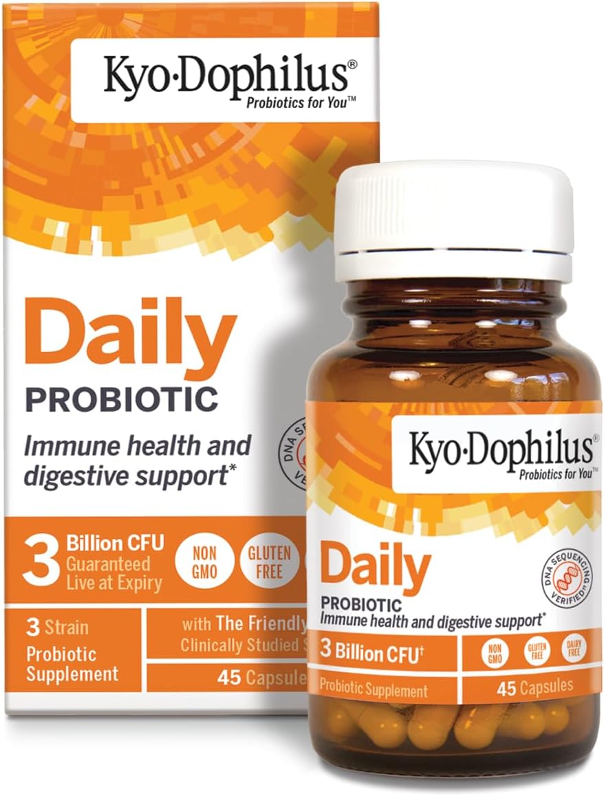 Kyo-Dophilus Daily Probiotic, Immune and Digestive Support*, 45 capsules