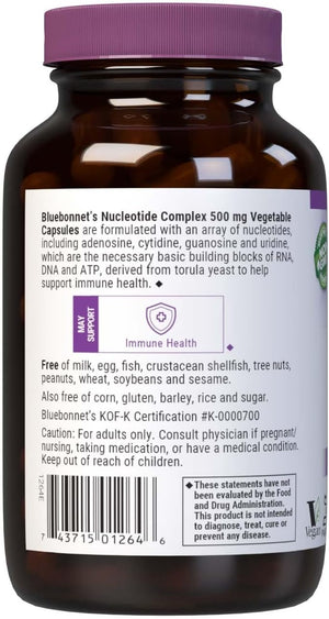 BlueBonnet Nucleotide Complex Supplement, 60 Count, White