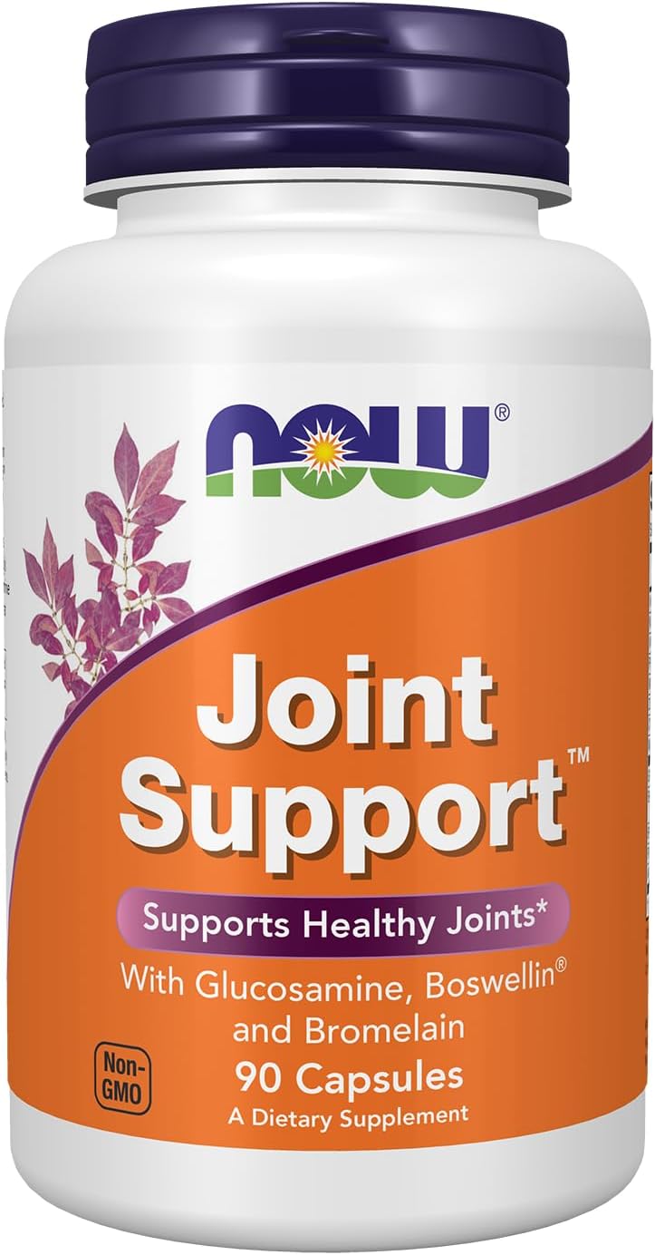 NOW Foods Supplements, Joint Support™ with Glucosamine, Boswellin® and Sea Cucumber, 90 Capsules