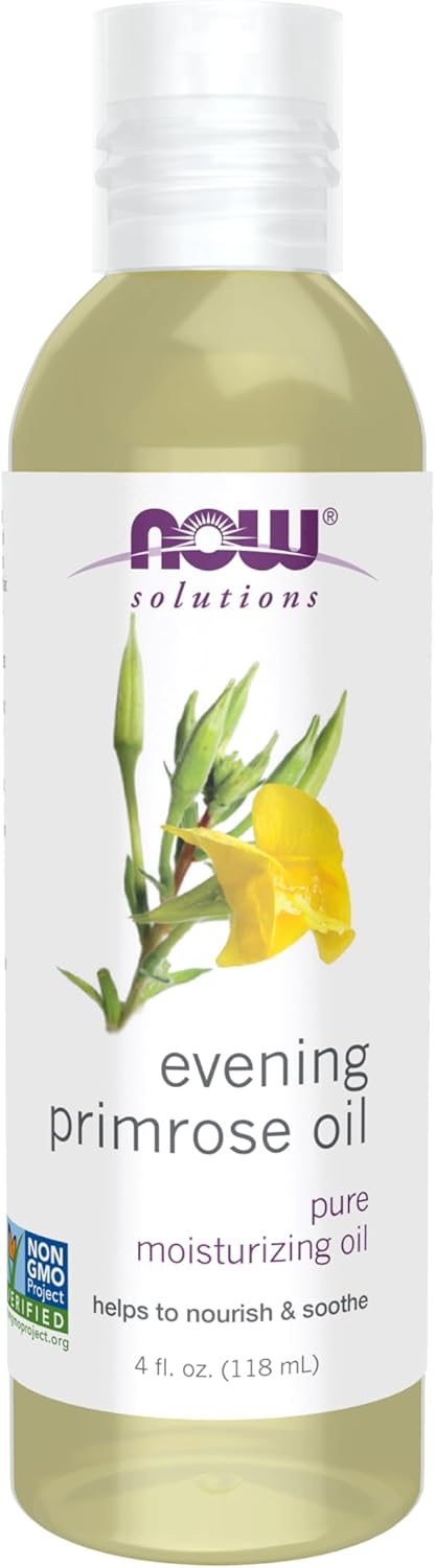 Evening Primrose Oil, 100% Pure Moisturizing Oil, with Essential Fatty Acids 4-Ounce