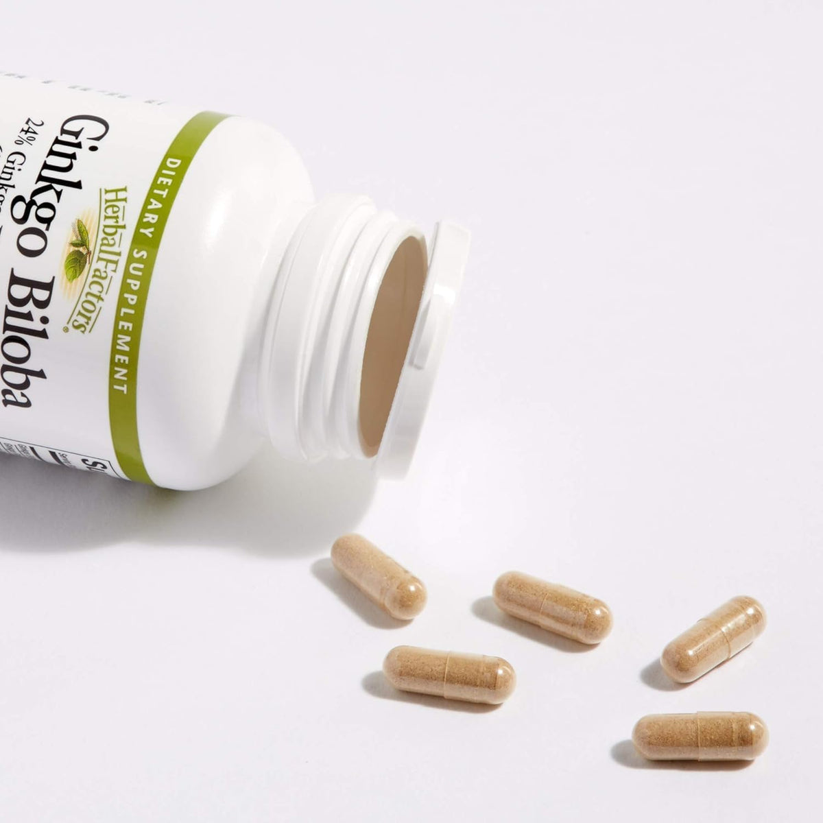 Natural Factors, Ginkgo Biloba, Supports Memory 60 capsules (60 servings)