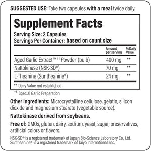Kyolic Aged Garlic Extract™ Blood Pressure Health Formula 109, 160 Capsules