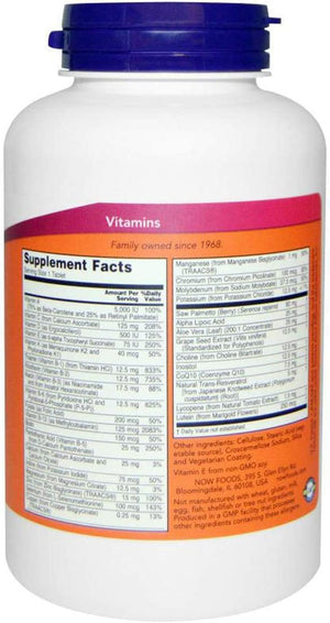 NOW Foods ADAM™ Superior Men's Multi, 60 Tablets