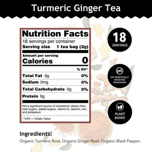 Turmeric Ginger Tea 18 Bags