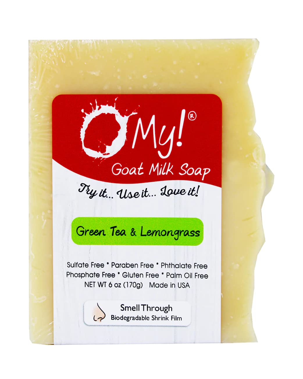 Goat Milk Soap Bar 6oz | Made with Farm-Fresh Goat Milk | Free of Parabens &amp; More | Handcrafted USA