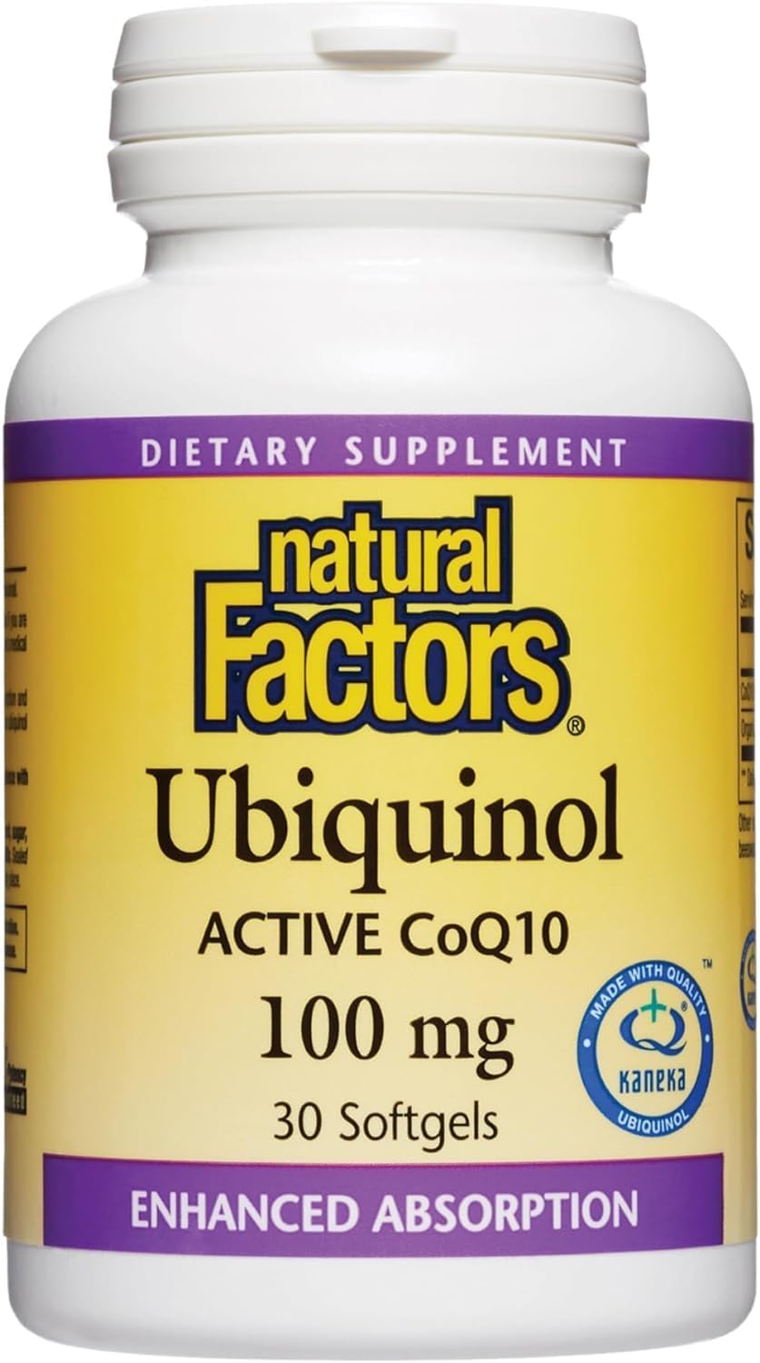 Natural Factors, Ubiquinol, Active CoQ10, 100 mg, 30 Softgels