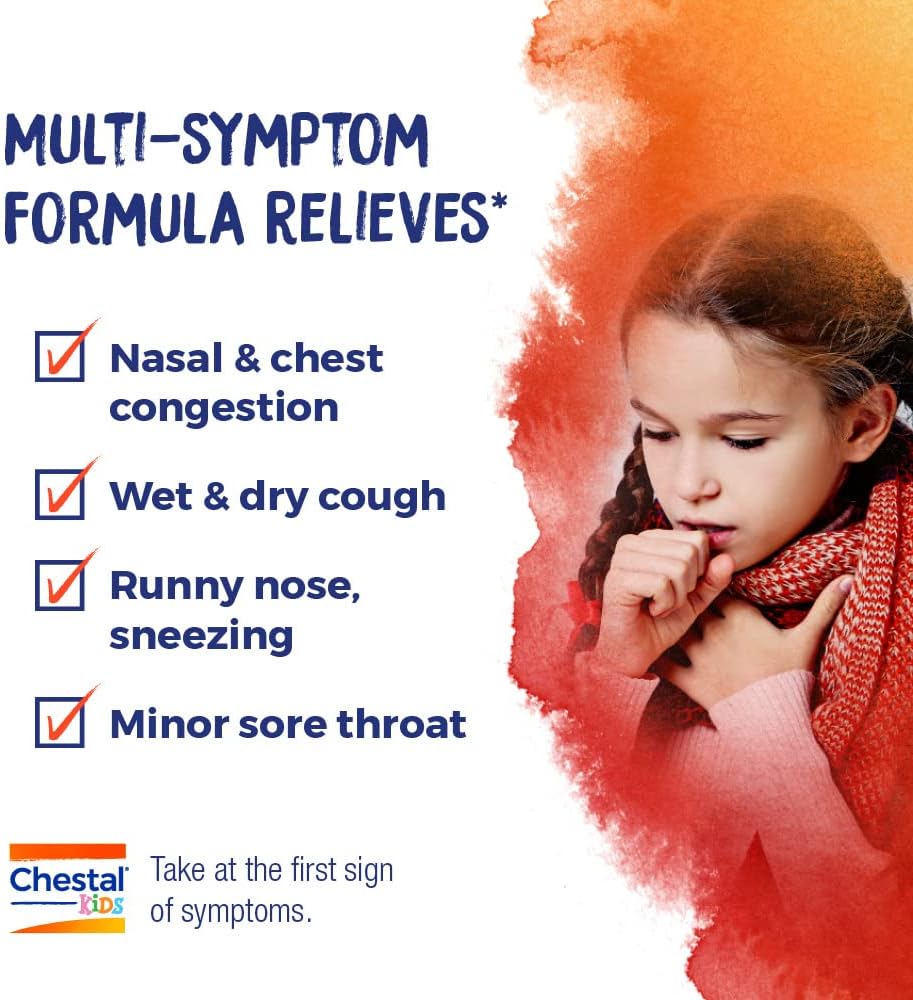 Boiron Chestal Kids Cold &amp; Cough Homeopathic Medicine For Cold &amp; Cough 6.7 fl oz Liquid