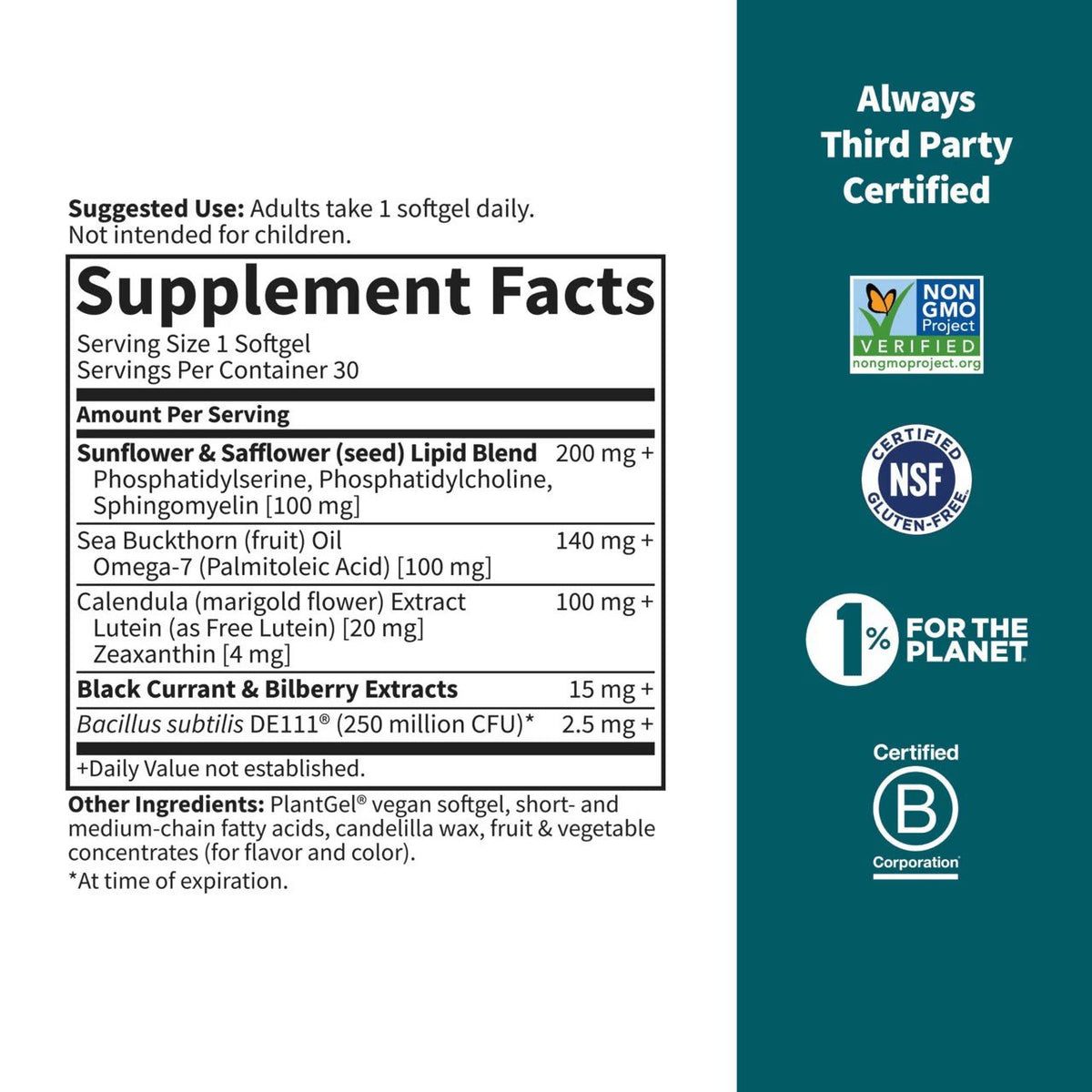 Herbals Eye Health Softgels