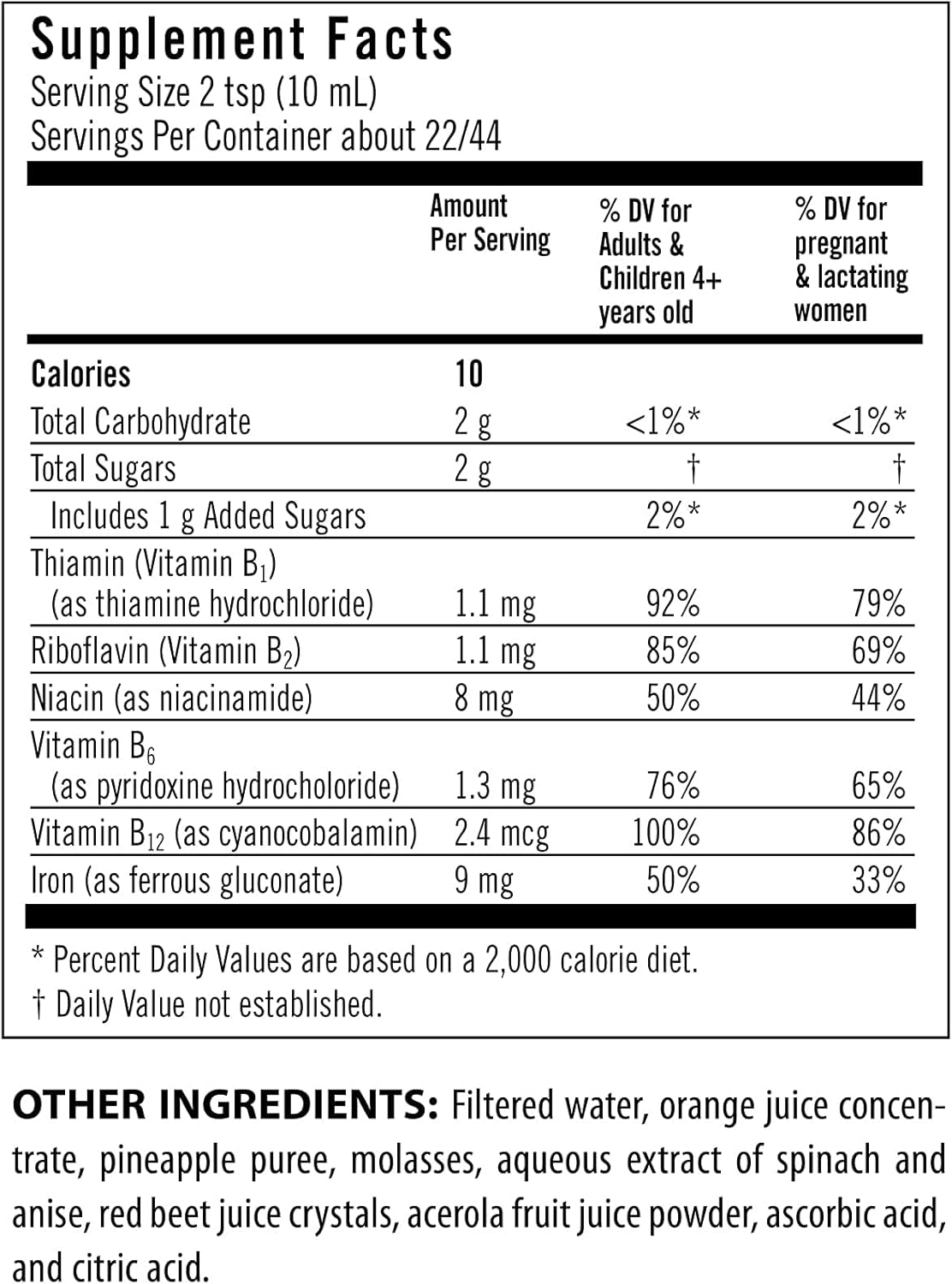 Flora, Iron with B-Vitamin Complex, 15 fl oz (445 ml)