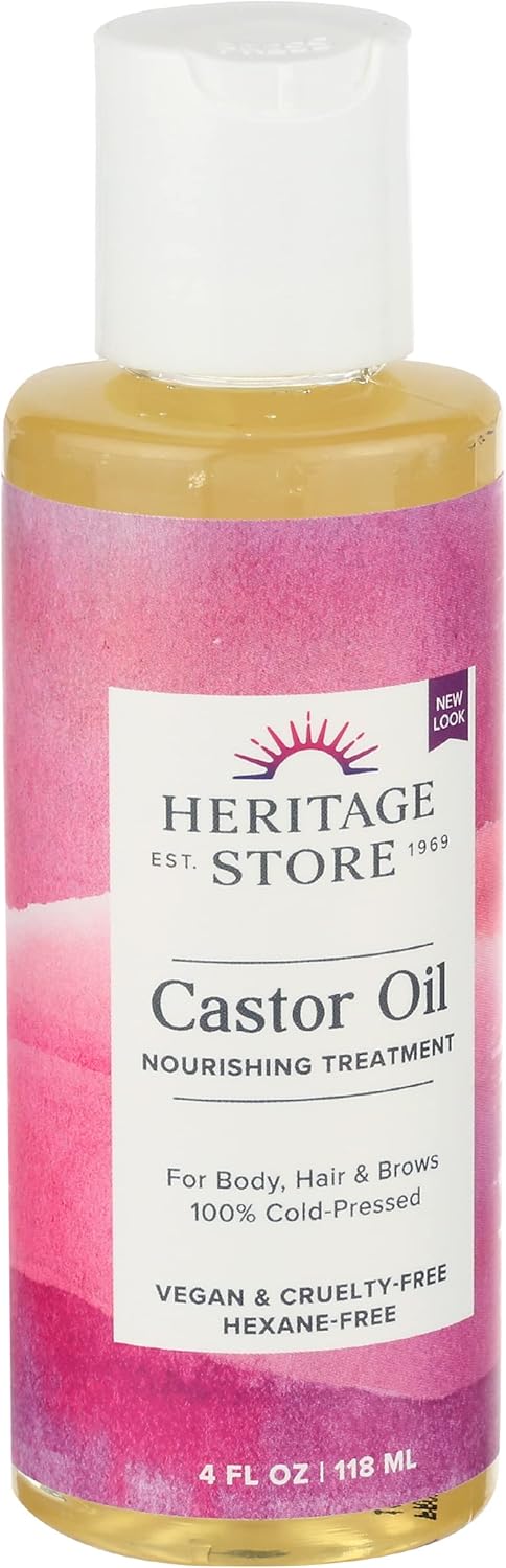 Heritage Store, Castor Oil, Nourishing Treatment, 4 fl oz (118 ml)